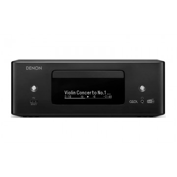 Đầu thu âm thanh stereo Denon RCDN12DABBKE2 (Màu đen)